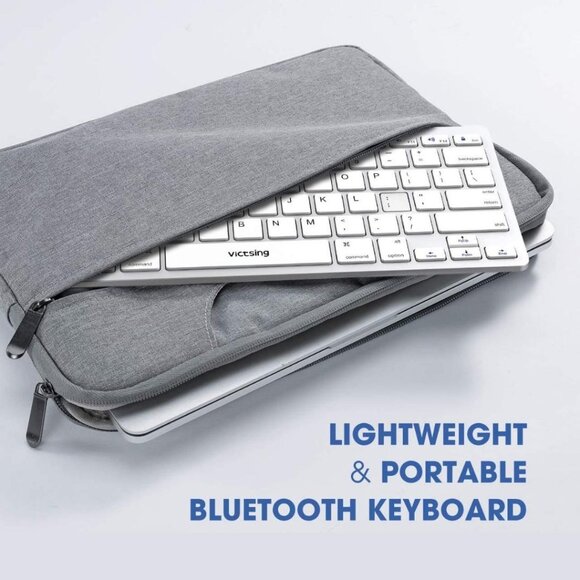 VicTsing Bluetooth Keyboard (PC172A) - Silver - Picture 6 of 15